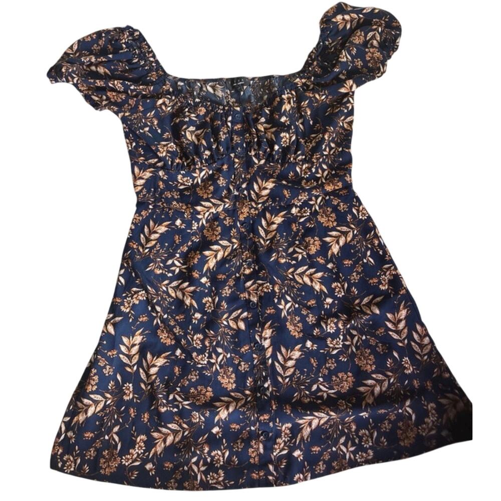 Trixxi navy blue floral dress